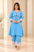 Blue Asymmetrical Coordset