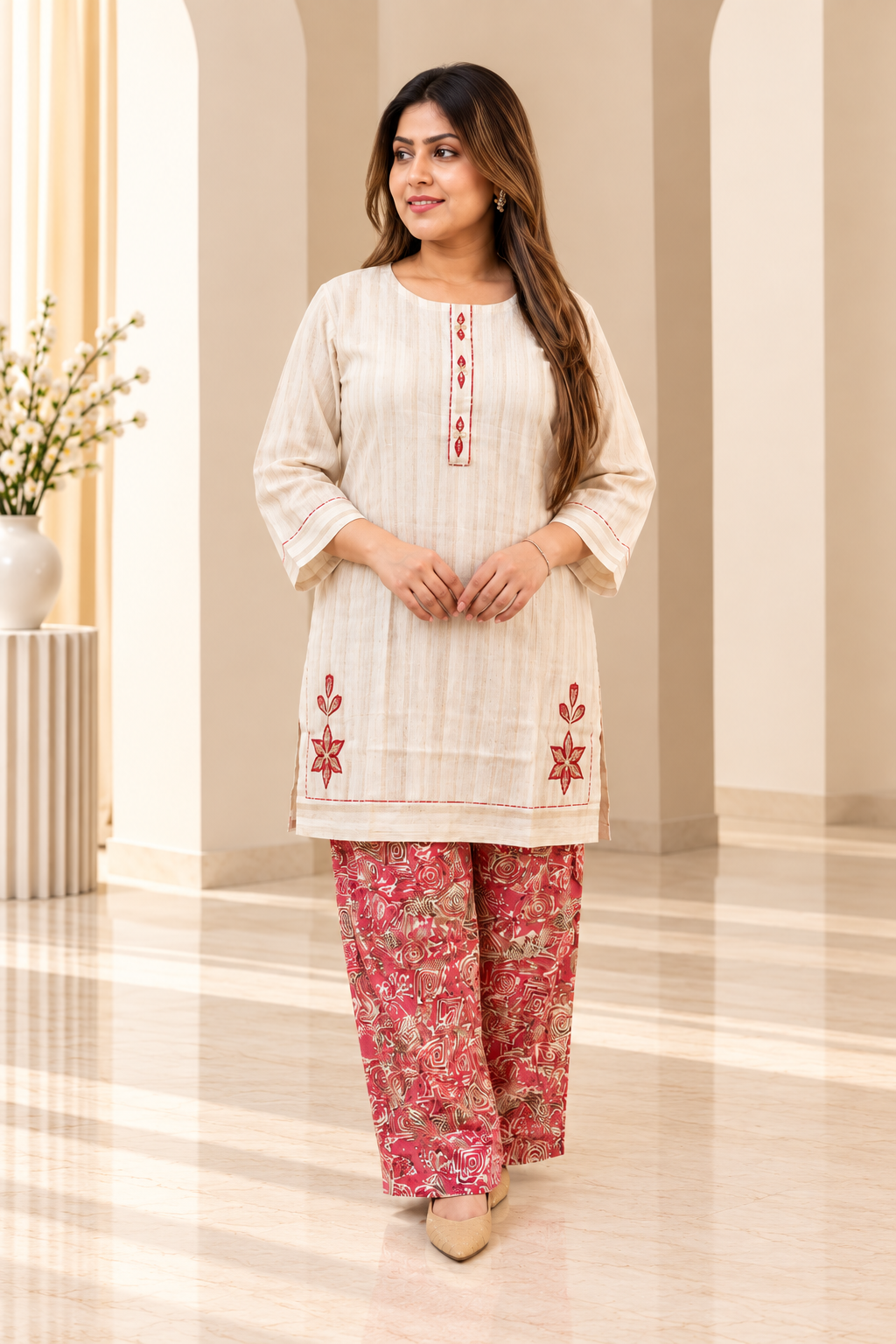 Cotton Farshi Coordset