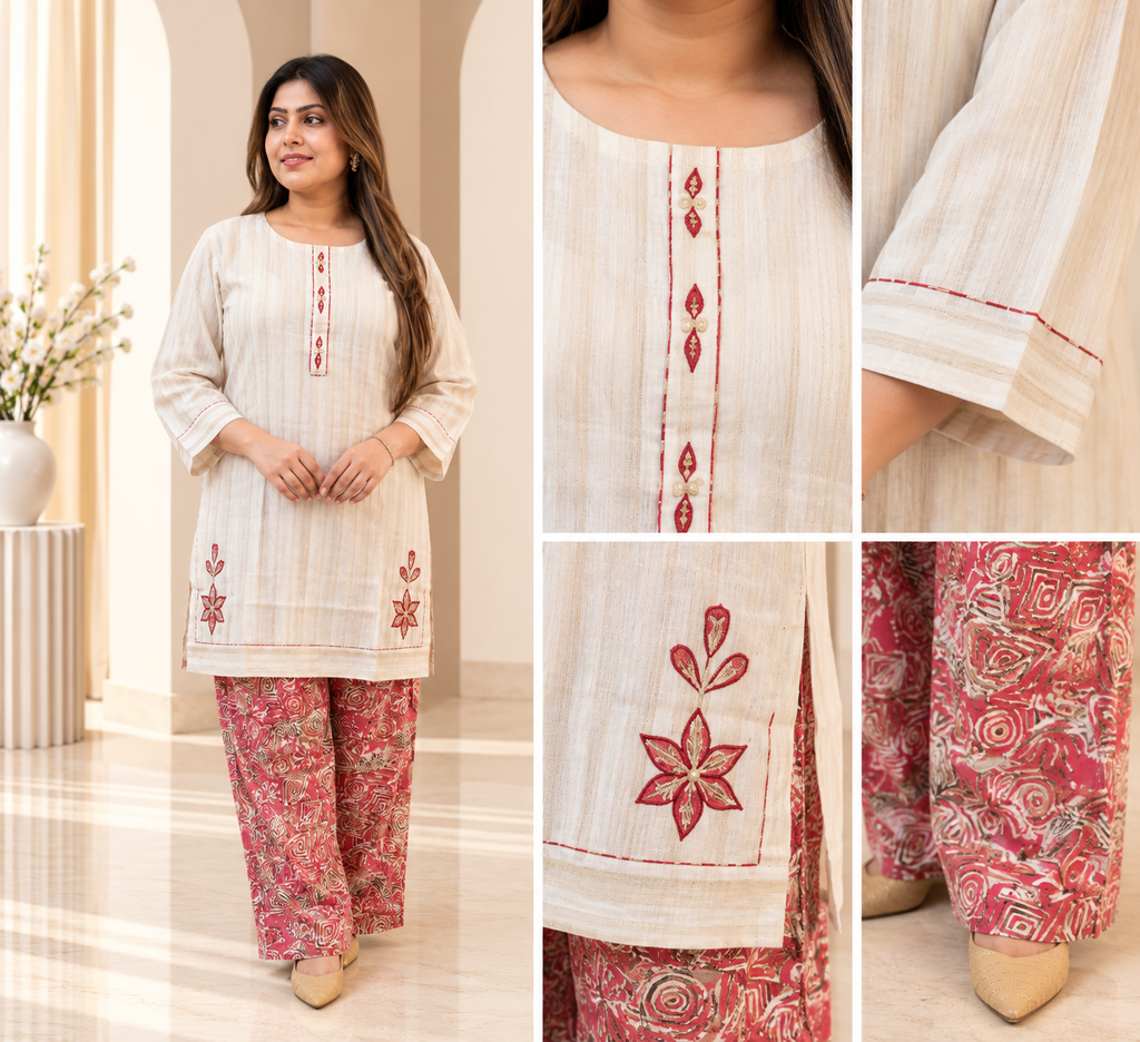 Cotton Farshi Coordset