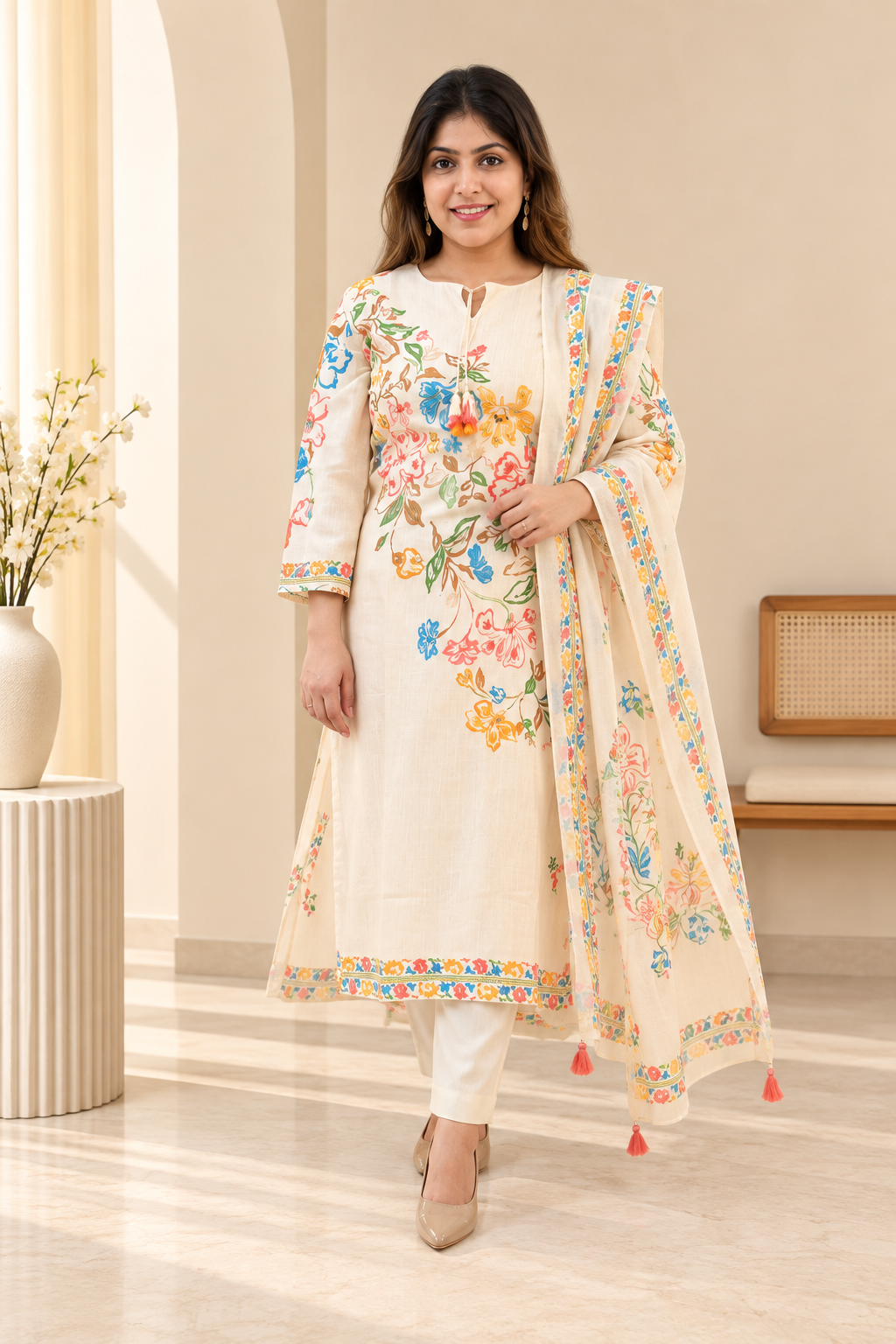 Linen Cotton Suit