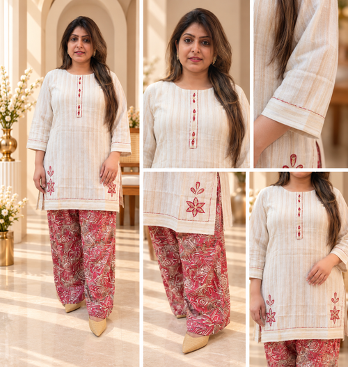 Cotton Farshi Coordset